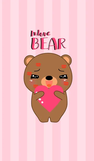 [LINE着せ替え] In love Bear Theme (jp)の画像1