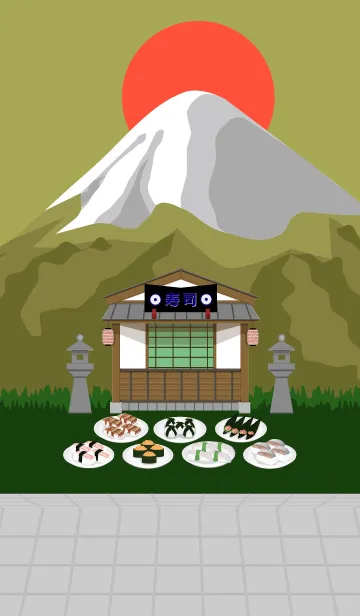 [LINE着せ替え] Sushi : The Japanese Food Set 2の画像1