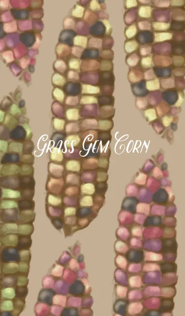 [LINE着せ替え] Grass Gem Cornの画像1