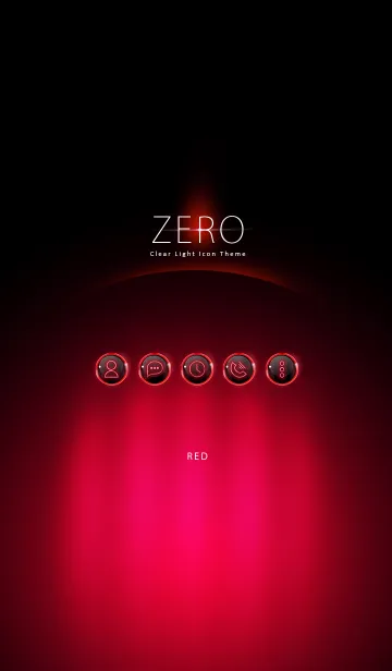[LINE着せ替え] -ZERO- Clear Light Icon Theme Rの画像1
