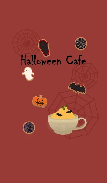 [LINE着せ替え] ハロウィンカフェ + ルージュの画像1