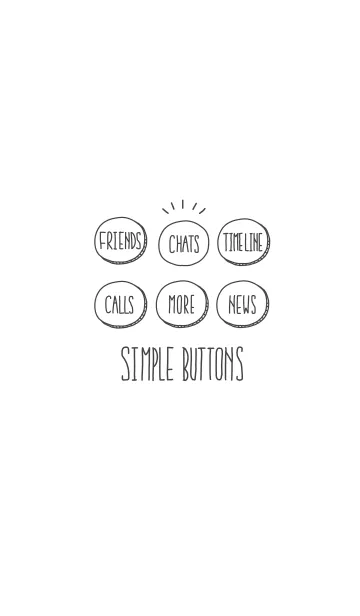 [LINE着せ替え] SIMPLE BUTTONS THEMEの画像1