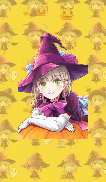 [LINE着せ替え] まじょまじょ【ハロウィン】の画像1