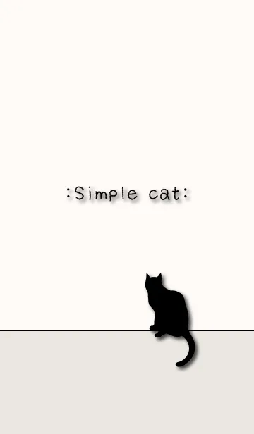 [LINE着せ替え] =SIMPLE CAT=の画像1