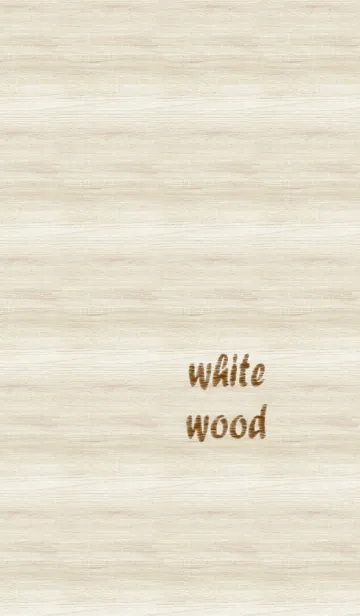 [LINE着せ替え] white wood refreshの画像1