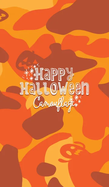 [LINE着せ替え] Happy Halloween Camouflageの画像1