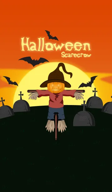 [LINE着せ替え] Halloween Scarecrow Themeの画像1