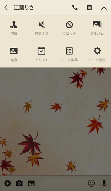 [LINE着せ替え] 日本の美しい紅葉2の画像4