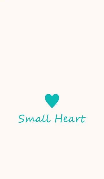 [LINE着せ替え] Small Heart *Tiffany Blue*の画像1