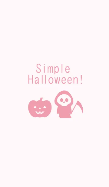 [LINE着せ替え] シンプルハロウィン！（ピンクバージョン）の画像1