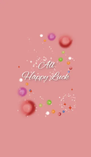 [LINE着せ替え] 赤 レッド / さり気なく幸運を呼ぶ水彩風水の画像1