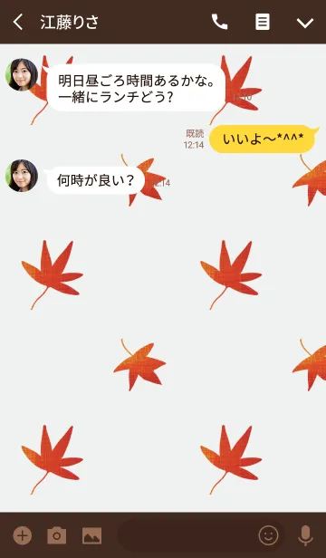 [LINE着せ替え] 秋紅葉の画像3