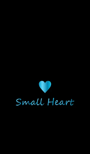 [LINE着せ替え] Small Heart *GlossyBlue4*の画像1