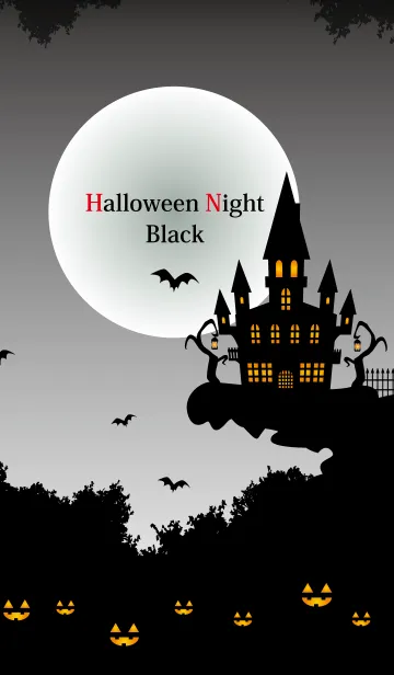 [LINE着せ替え] Black Halloween nightの画像1