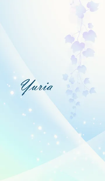 [LINE着せ替え] No.1108 ゆりあの幸運導く青く綺麗な着替の画像1