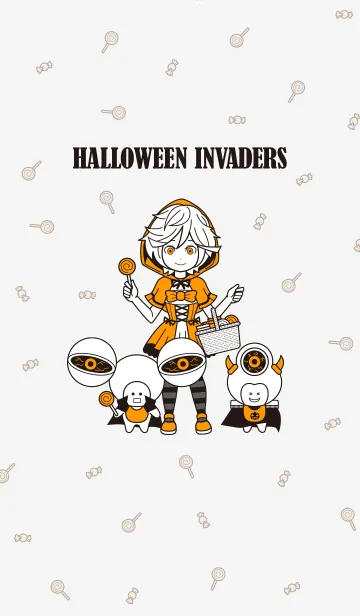 [LINE着せ替え] Halloween Invadersの画像1