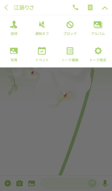 [LINE着せ替え] 胡蝶蘭（花）の画像4