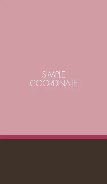 [LINE着せ替え] シンプルコーデ*ベイクドピンクの画像1