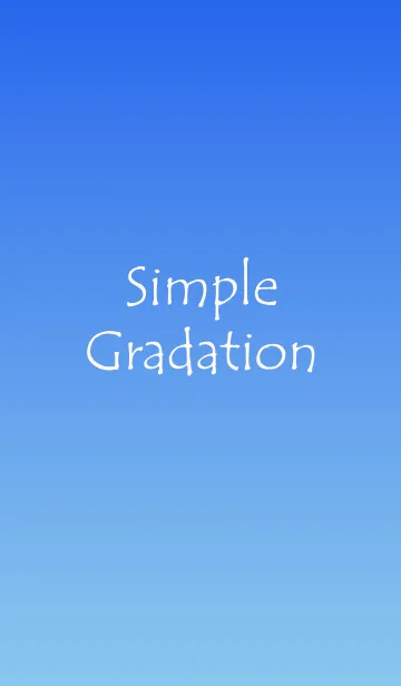 [LINE着せ替え] Simple Gradation -SKY 6-の画像1