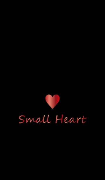 [LINE着せ替え] Small Heart *GlossyRed*の画像1