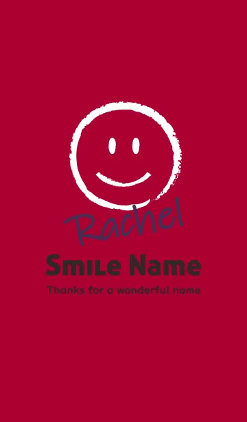 [LINE着せ替え] Smile Name Rachelの画像1