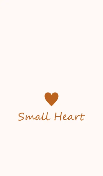 [LINE着せ替え] Small Heart *Caramel*の画像1