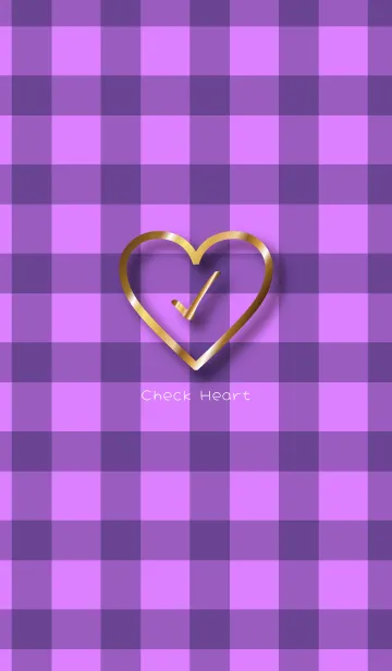 [LINE着せ替え] check Heart 12.の画像1