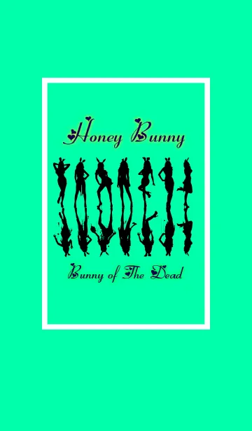 [LINE着せ替え] Honey Bunny -Bunny of the dead-Greenの画像1
