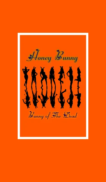 [LINE着せ替え] Honey Bunny -Bunny of the dead-Orangeの画像1