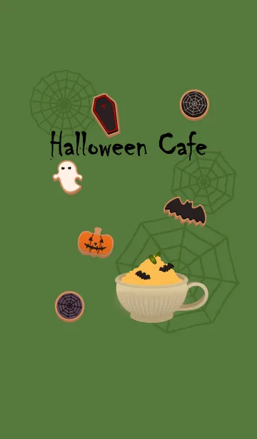 [LINE着せ替え] ハロウィンカフェ + フォレストの画像1