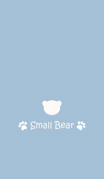 [LINE着せ替え] Small Bear *SMOKYBLUE*の画像1