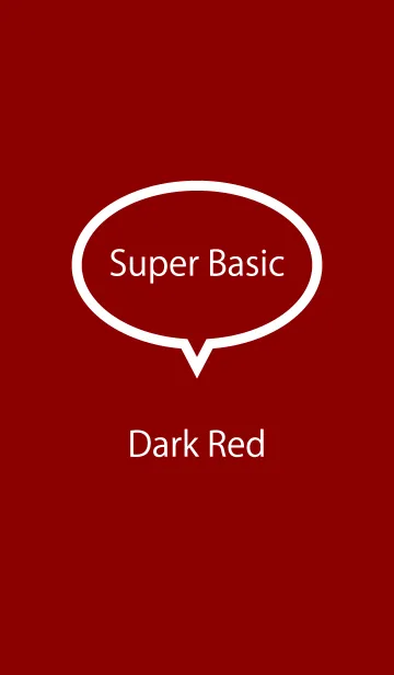 [LINE着せ替え] Super Basic Dark Redの画像1