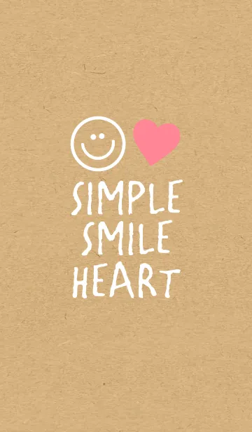 [LINE着せ替え] SIMPLE HEART SMILE 6の画像1