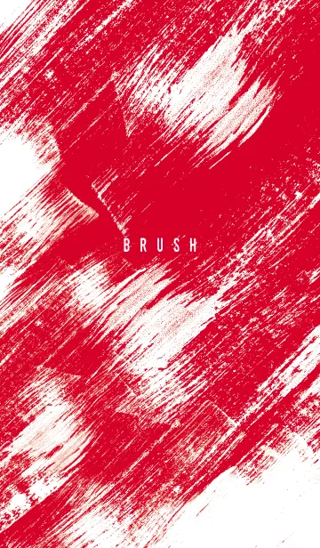[LINE着せ替え] Brush / REDの画像1