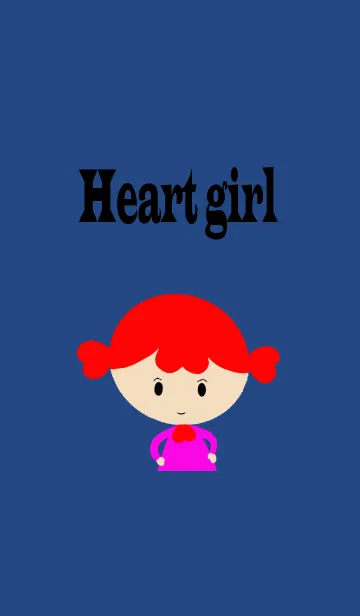 [LINE着せ替え] heart girl ver1の画像1