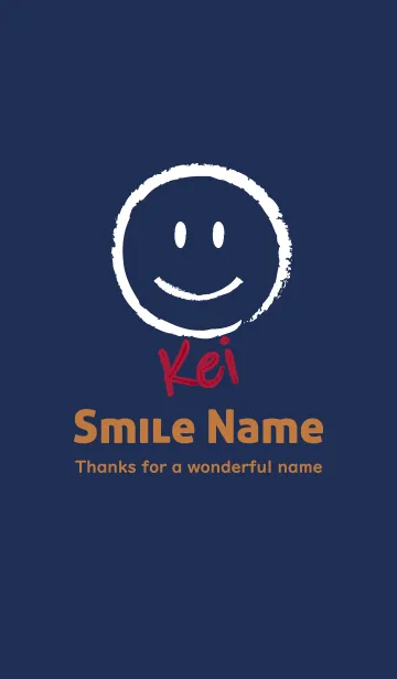 [LINE着せ替え] Smile Name けいの画像1