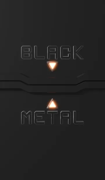[LINE着せ替え] Black Metallic Themeの画像1