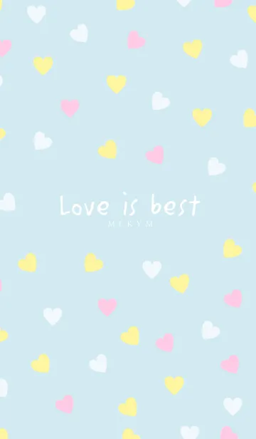[LINE着せ替え] Love is best -marshmallow-の画像1