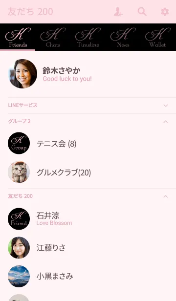 [LINE着せ替え] K *BLACK PINK*の画像2