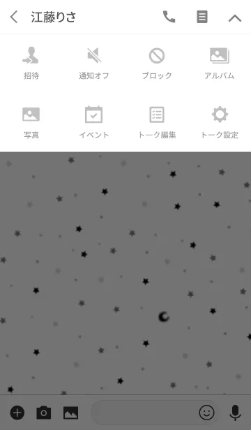 [LINE着せ替え] Little star ＆ moon.の画像4