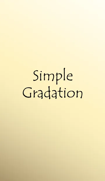 [LINE着せ替え] Simple Gradation -GOLD3-の画像1