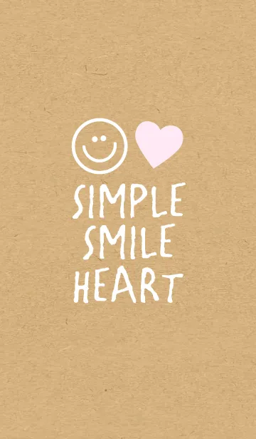 [LINE着せ替え] SIMPLE HEART SMILE 8の画像1