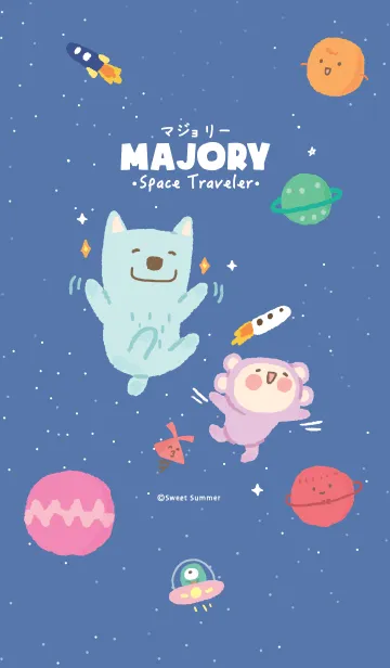 [LINE着せ替え] Majory : Happy Spaceの画像1