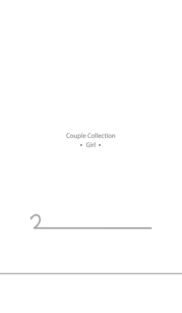 [LINE着せ替え] Couple Collection - Girlの画像1