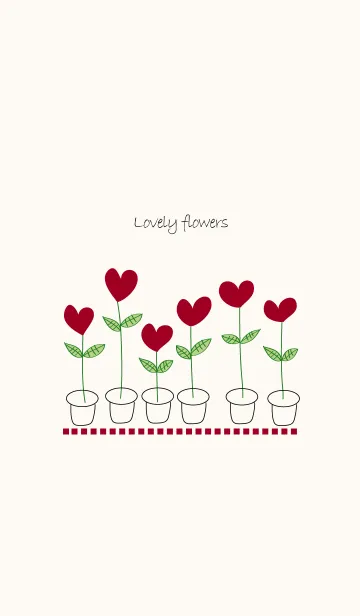 [LINE着せ替え] artwork_Lovely flowersの画像1