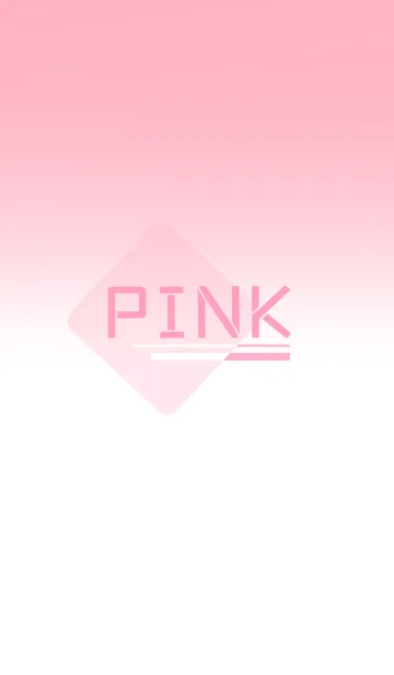 [LINE着せ替え] シンプルライフ - ピンクの画像1