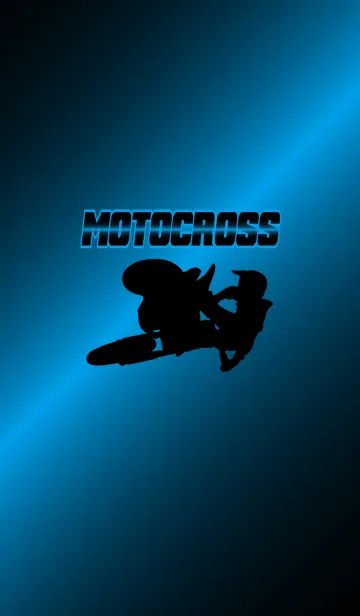 [LINE着せ替え] MOTOCROSS BLUEの画像1