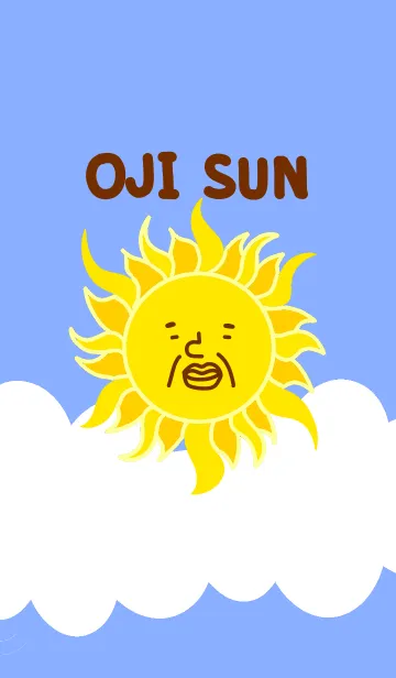 [LINE着せ替え] OJI SUN～変な顔の太陽～の画像1