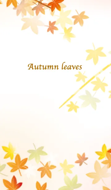 [LINE着せ替え] Beautiful autumn leaves themeの画像1