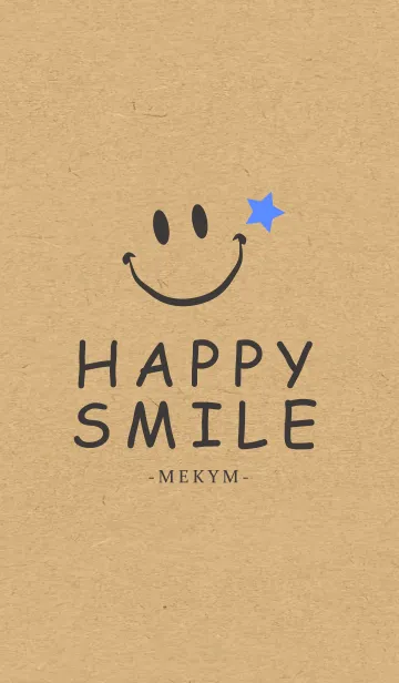 [LINE着せ替え] HAPPY SMILE STAR KRAFT 14 -MEKYM-の画像1